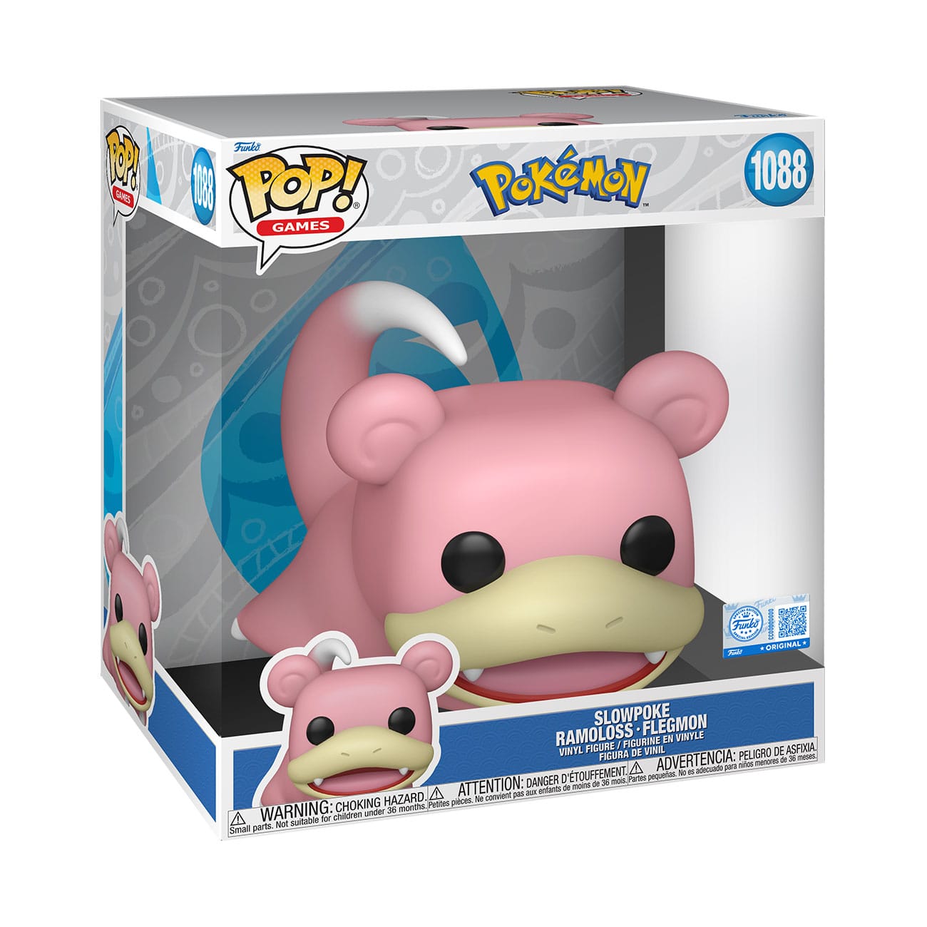 Pokemon Super Sized Jumbo POP! Figur Slowpoke 25 cm Funko