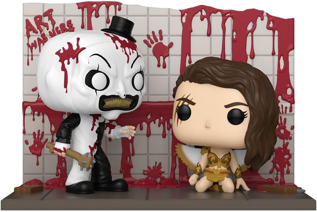 Terrifier 2 POP Moments Figurer Art vs Sienna 9 cm