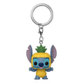 Lilo & Stitch Pocket POP! Vinyl Nyckelringar 4 cm - Stitch som Ananas Funko