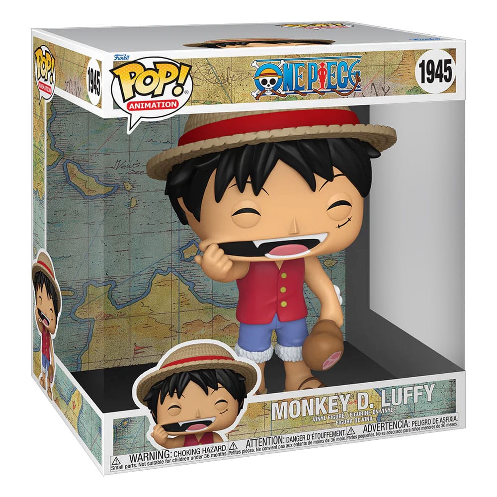 One Piece Super Sized Jumbo POP! Figur Monkey D. Luffy (Stretching) 25 cm Funko
