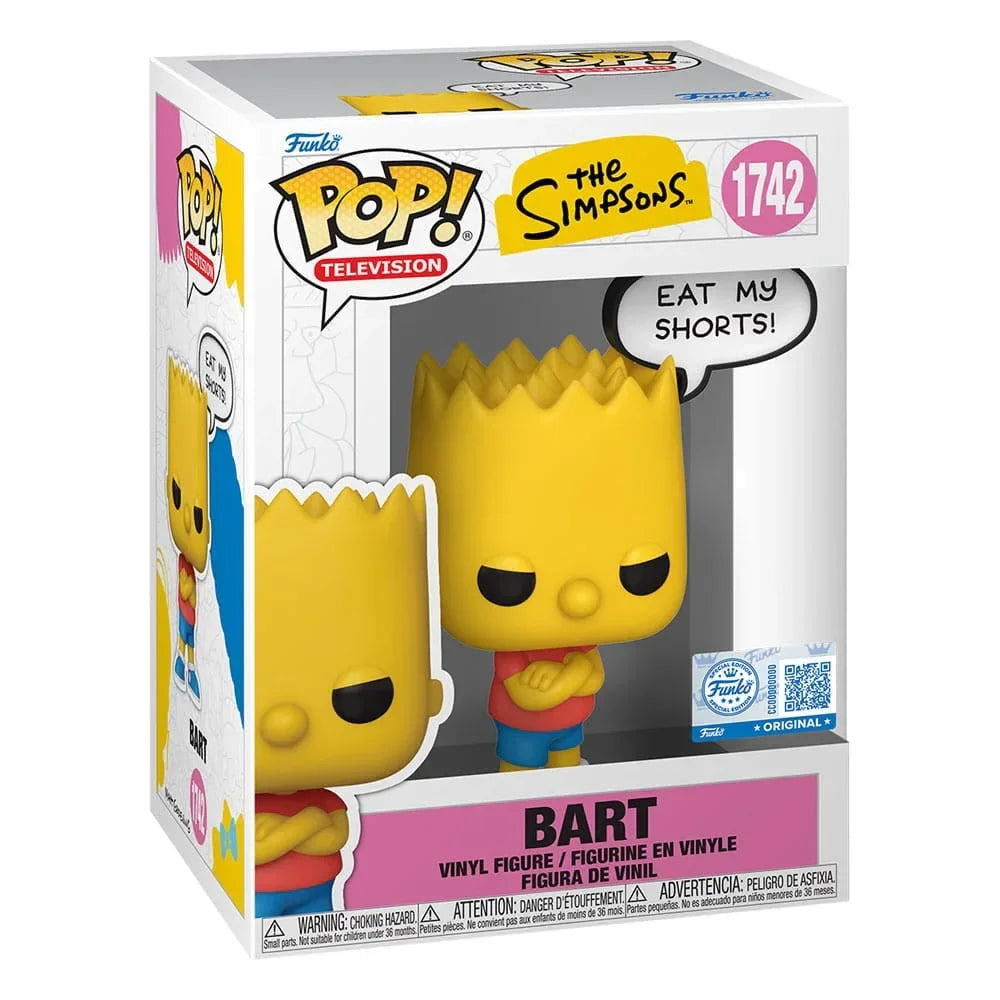 Simpsons POP! Sayings Figur Bart 9 cm - Samlarfigur från Funko Funko