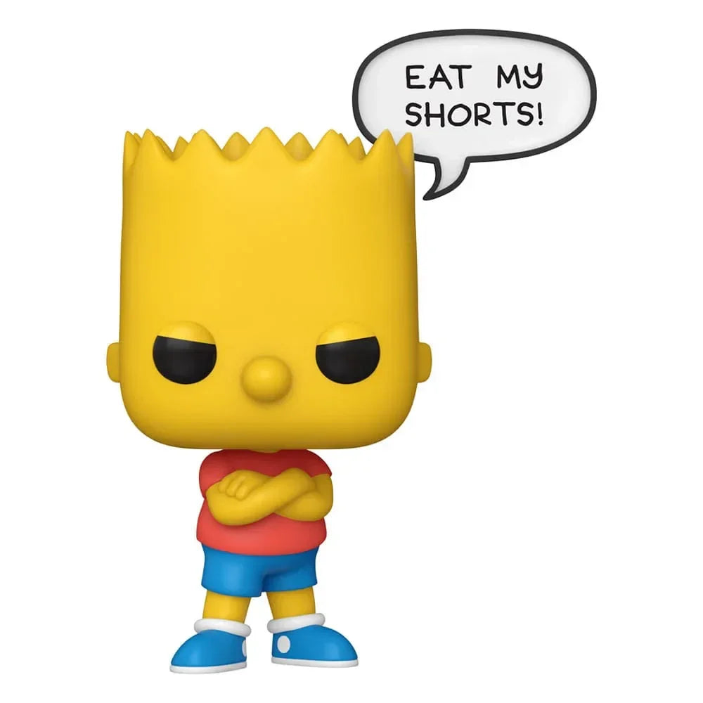 Simpsons POP! Sayings Figur Bart 9 cm - Samlarfigur från Funko Funko