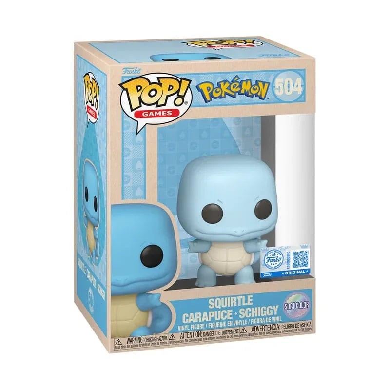 Pokemon POP! Games Figur Squirtle (SftClr) 9 cm Funko
