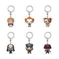 Horror POP! Vinyl Nyckelrings 4 cm PDQ Display (12) Funko
