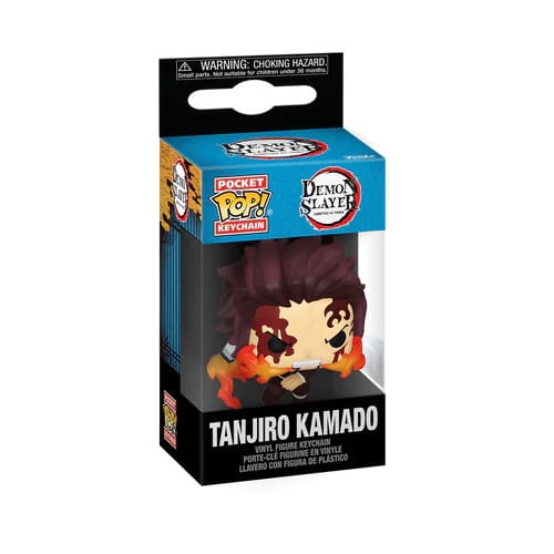 Demon Slayer: Kimetsu no Yaiba POP! Vinyl Nyckelrings 4 cm Tanjiro (Dancing Flash) Display (12) Funko