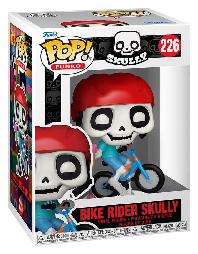 Funko Legacy POP! Ikoner Figur Cykelåkare Skully 9 cm