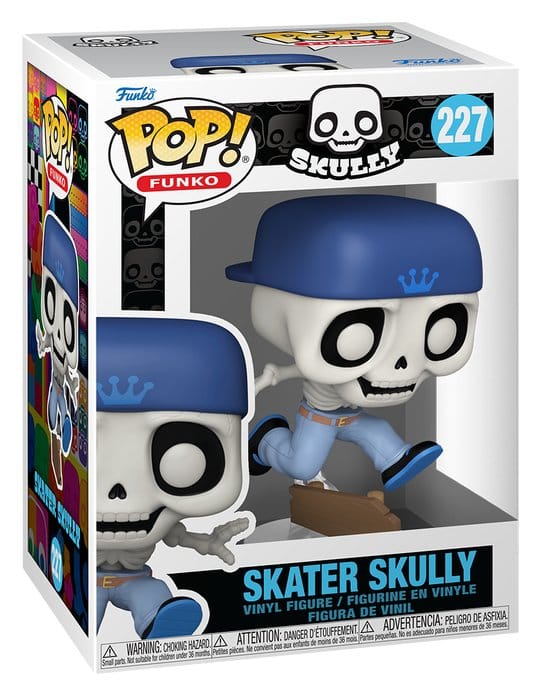 Funko Legacy POP! Ikoner Figur Skater Skully 9 cm