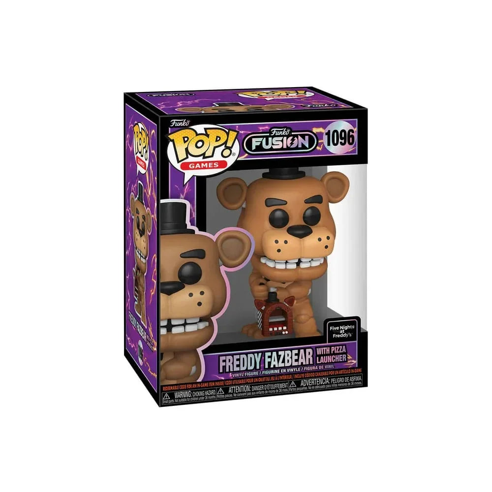 Funko Fusion POP! Games Figurer Freddy Fazbear med Pizza Launcher 9 cm (Assortiment 6) Funko