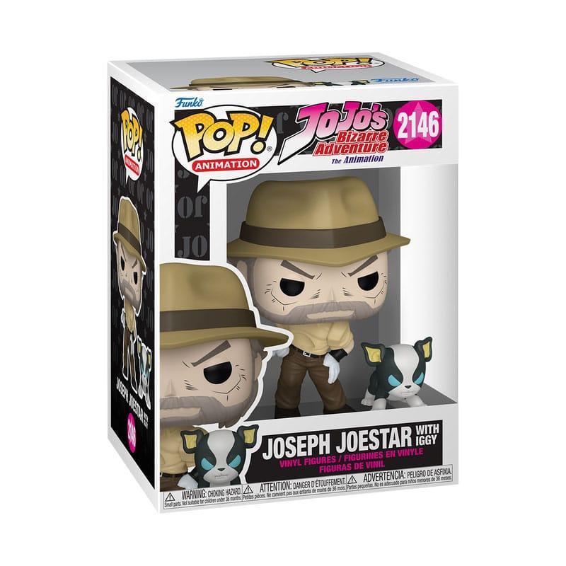 JoJo's Bizarre Adventure POP! & Buddy Animation Figurer Joseph & Iggy 9 cm Funko