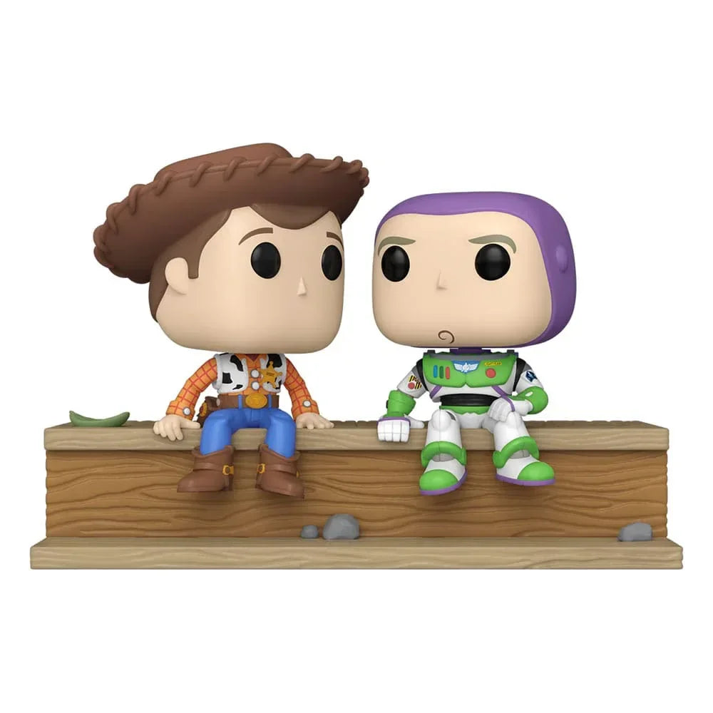 Toy Story POP Moment Figurer Woody och Buzz (30-årsjubileum) - 9 cm Funko