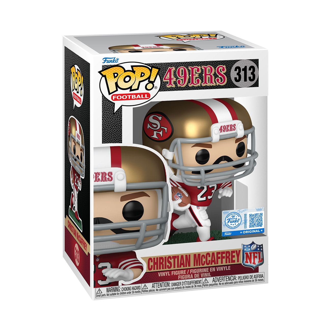 NFL: Legends POP! Sports Figur 49ers - Christian McCaffrey (TB) 9 cm Funko