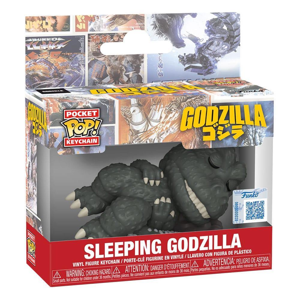 Godzilla Pocket POP! Vinyl Nyckelringar - Sleeping Godzilla Display (12) Funko