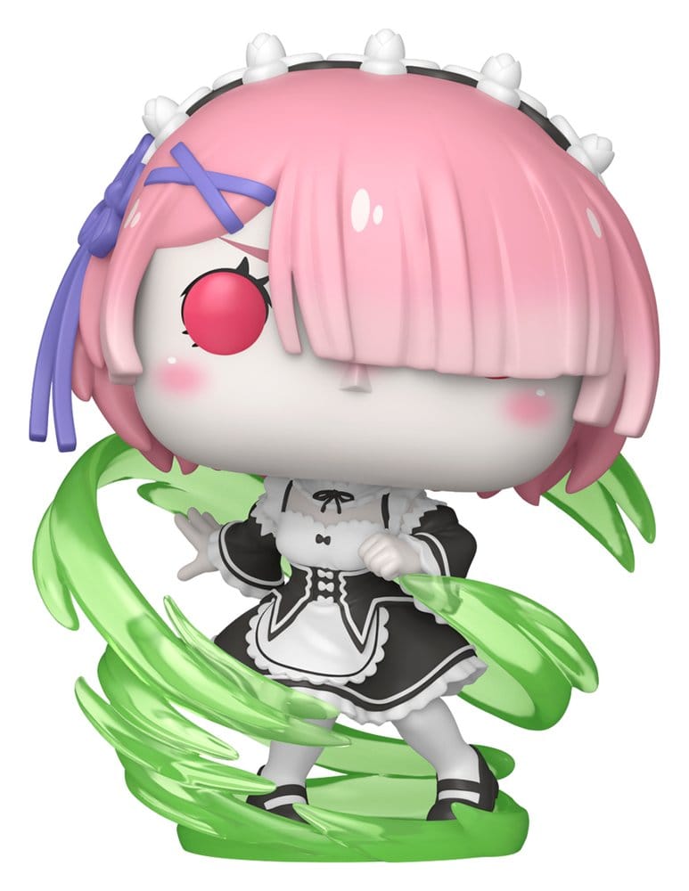 Re:Zero POP! Plus Figur Ram (Wind Magic) (Glow) Exclusive 9 cm