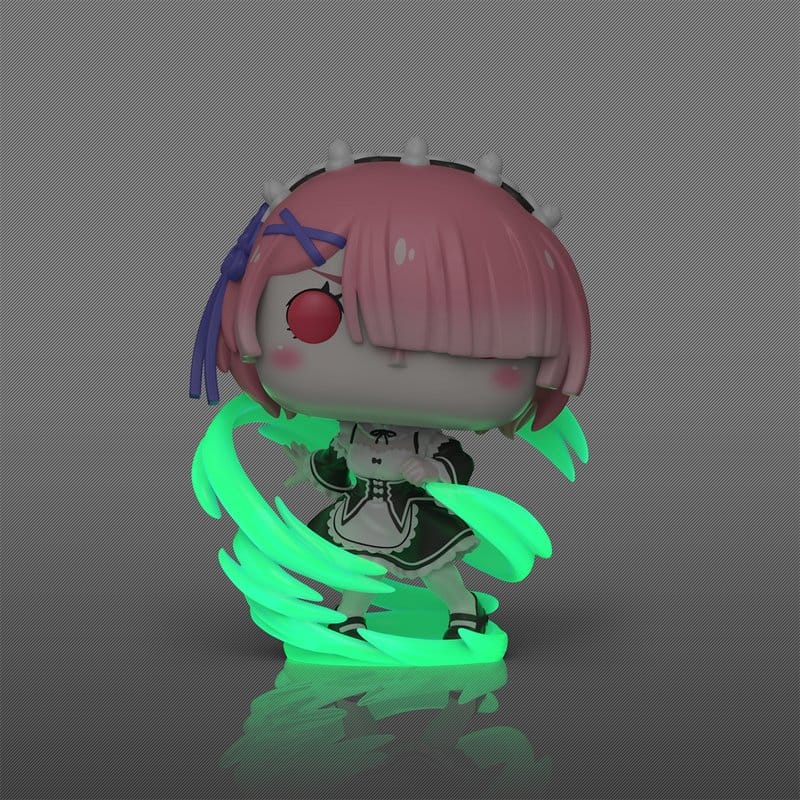 Re:Zero POP! Plus Figur Ram (Wind Magic) (Glow) Exclusive 9 cm