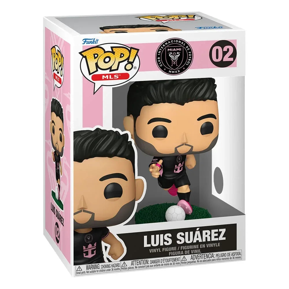 MLS POP! Sports Vinyl Figur Inter Miami - Luis Suarez (Borta) 9 cm Funko