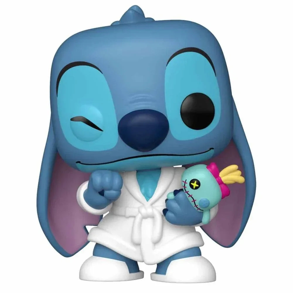 Lilo & Stitch POP! Figur Stitch i Morgonrock 9 cm Funko