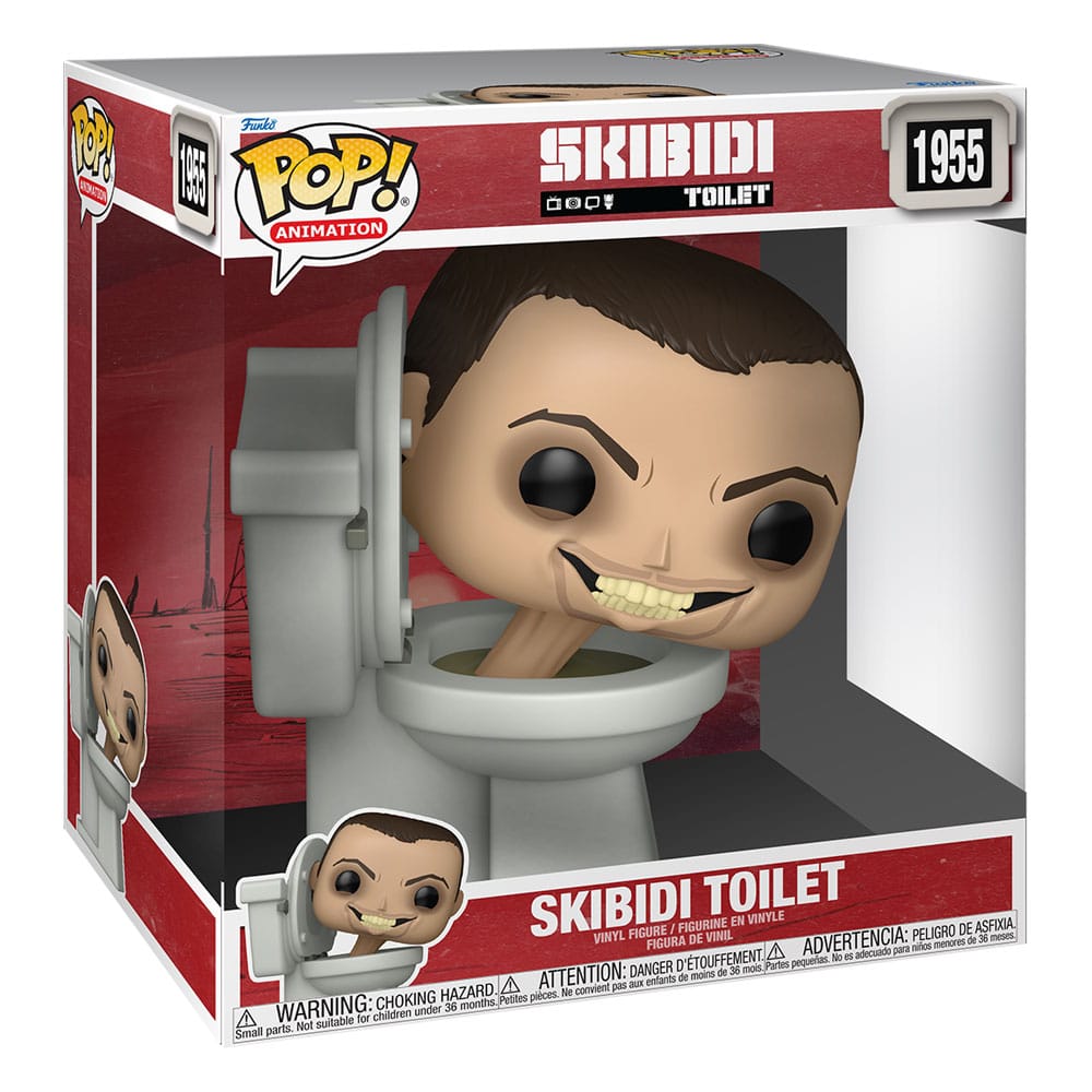 Skibidi Toilet Super Sized Jumbo POP! Figur – Skibidi Toilet 25 cm Funko
