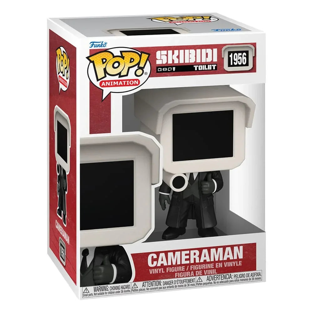 Skibidi Toilet POP! Rocks Figur Cameraman 9 cm Funko