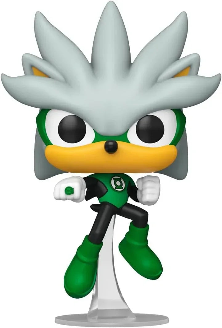 DC:s Justice League och Sonic the Hedgehog POP! Movies Figurer Silver/GL 9 cm Funko