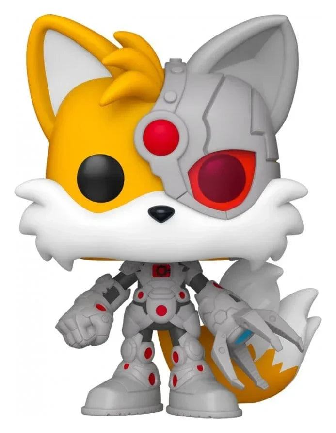 DC x Sonic the Hedgehog POP! Heroes Figur Tails som Cyborg 9 cm Funko