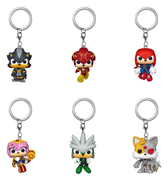 Sonic the Hedgehog POP! Vinyl Keychain Display 4 cm, 12-pack