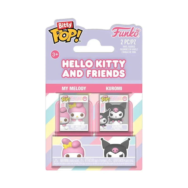 Hello Kitty Bitty POP! Figurer 2-Pack My Melody & Kuromi 2 cm Funko