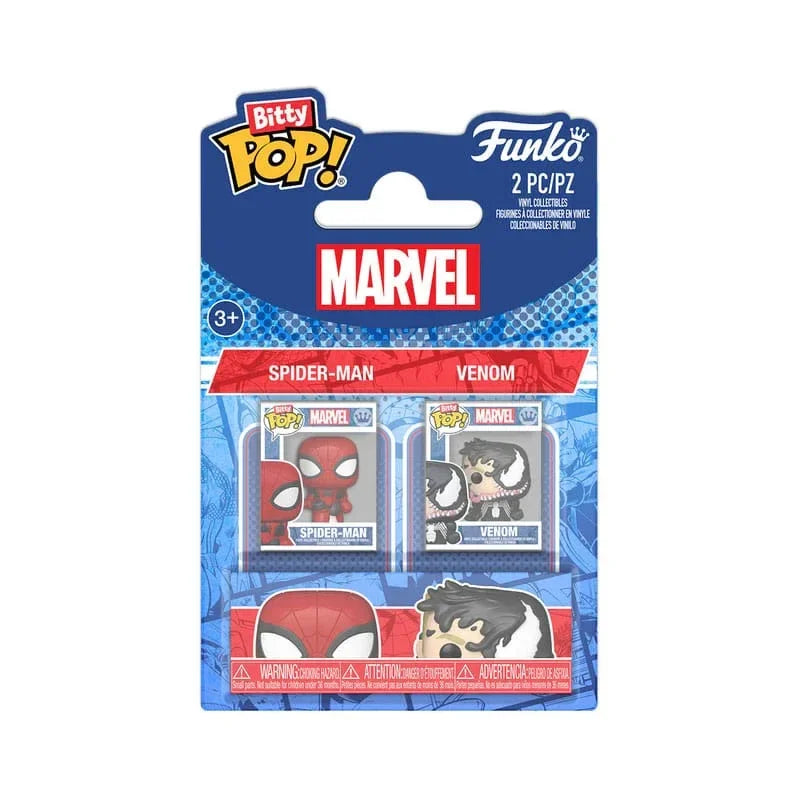 Spider-Man Bitty POP! Figur 2-Pack - Spider-Man & Venom 2,5 cm Funko
