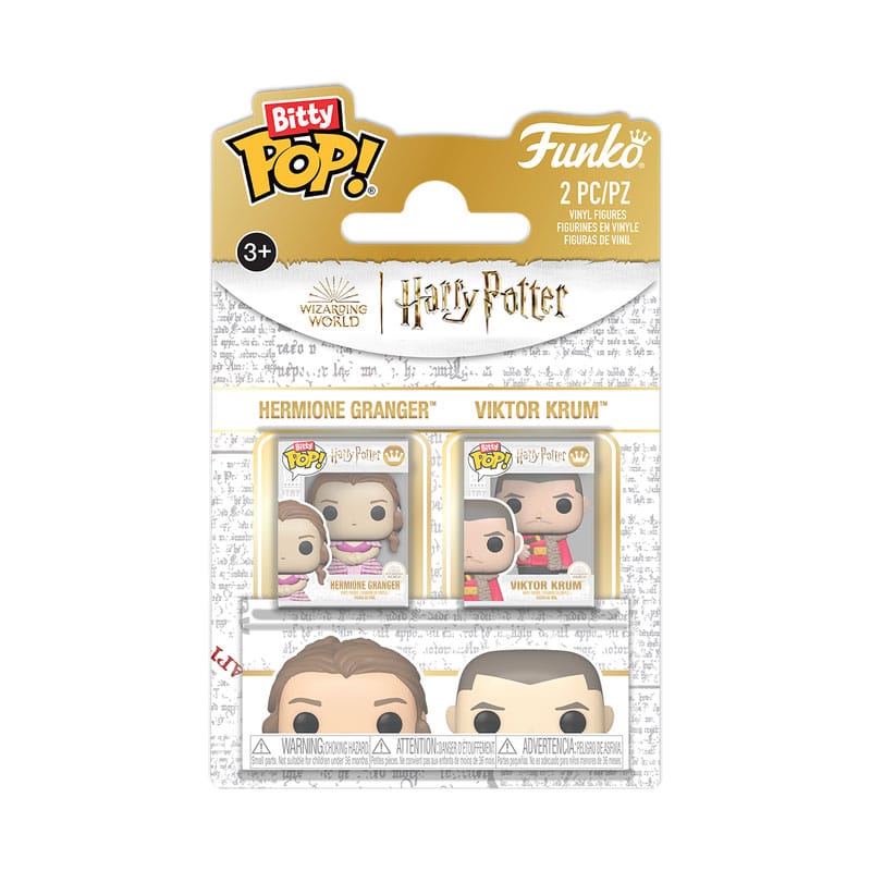 Harry Potter Bitty POP! Figur 2-Pack Hermione & Krum 2,5 cm Funko