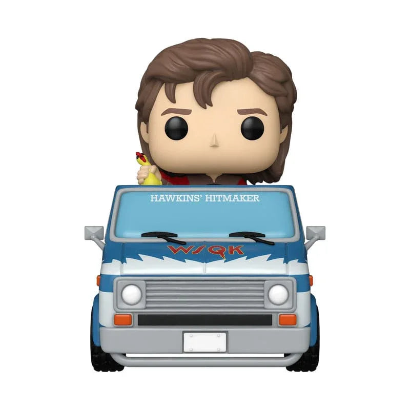 Stranger Things POP! Rides Deluxe Vinyl Steve med The Squawk Van Exclusive 9 cm Funko