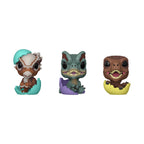 Jurassic Park Pocket POP! Figur Easter Egg 3-Pack Dinos 4 cm Funko