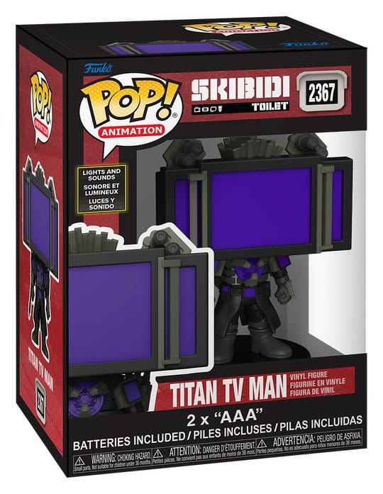 Skibidi Toilet Super Sized POP! Figur Titan TV Man(SFX) 10 cm