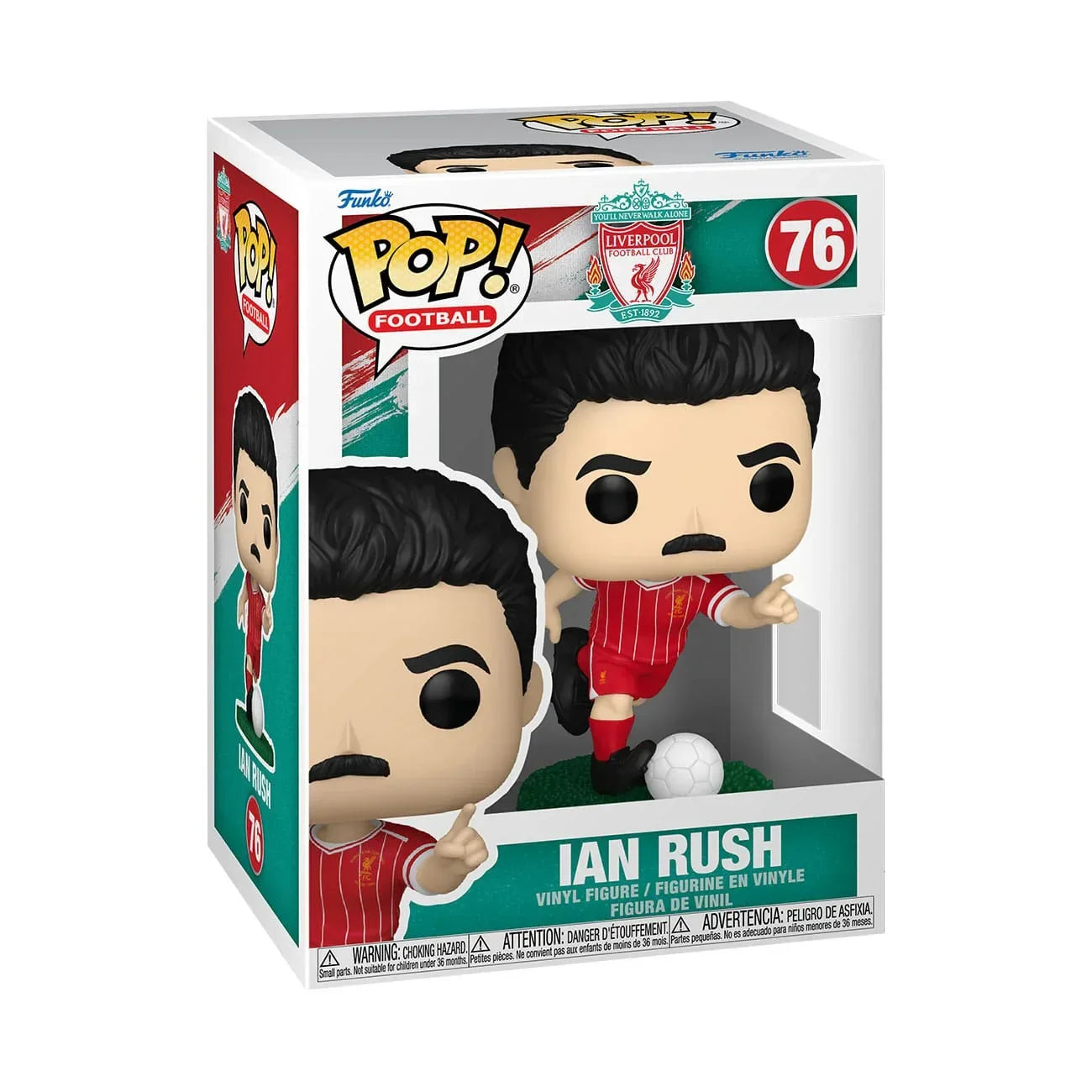 EFL POP! Football Figur Liverpool - Ian Rush 9 cm Funko