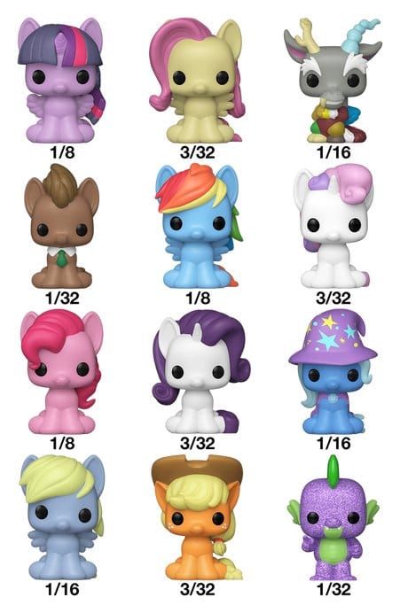 My Little Pony Bitty POP! Figur Display (32) PDQ 2,5 cm