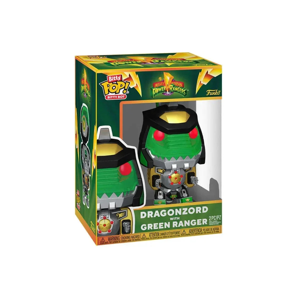 Hasbro Bitty POP! Bots Figur PR- Dragon Zord med GR Ranger 11,7 cm Funko