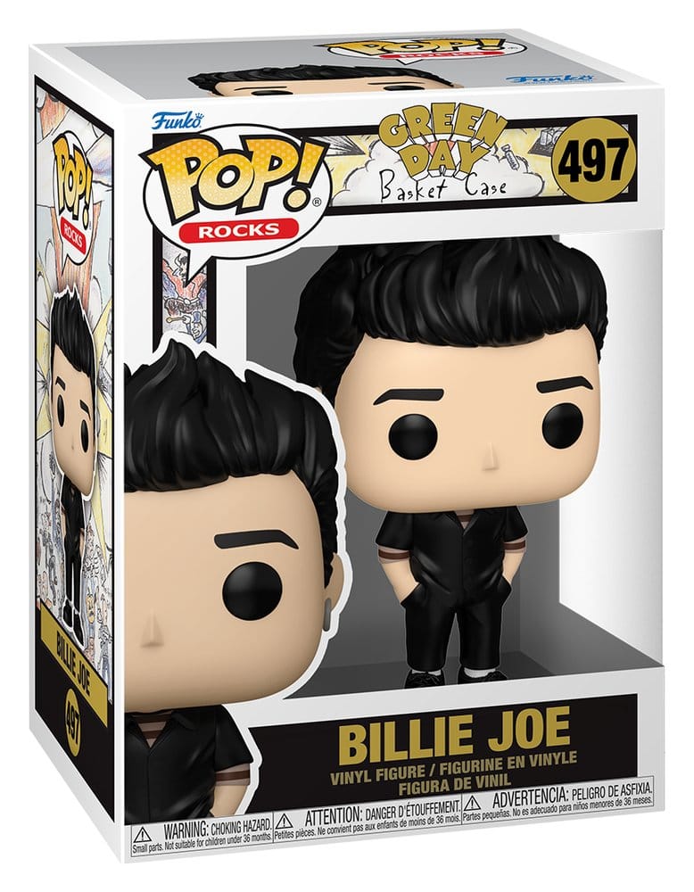 Green Day POP! Rocks Figur Billie Joe (Basket Case) 9 cm