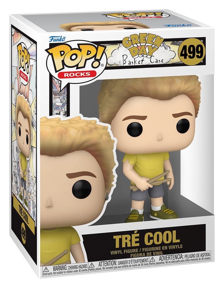 Green Day POP! Rocks Figur Tre Cool (Basket Case) 9 cm