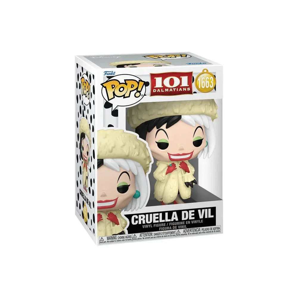 One Hundred and One Dalmatians POP! Figurer Cruella De Vil med Chase 9 cm Assortment (6) Funko