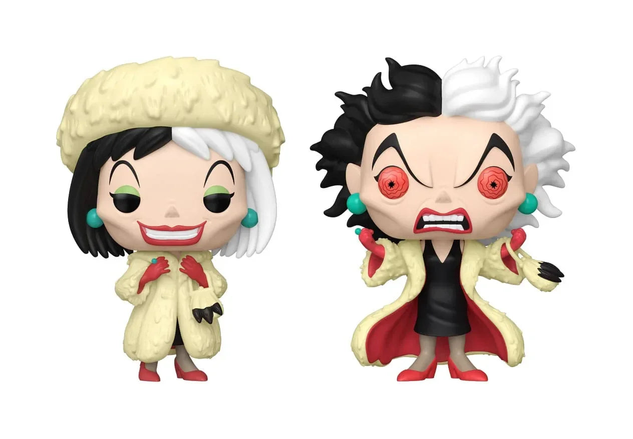 One Hundred and One Dalmatians POP! Figurer Cruella De Vil med Chase 9 cm Assortment (6) Funko