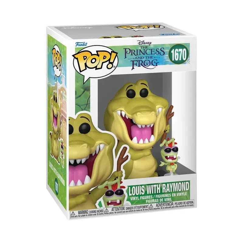 Princess och Grodan POP! Disney Figur Louis med Raymond 9 cm Funko