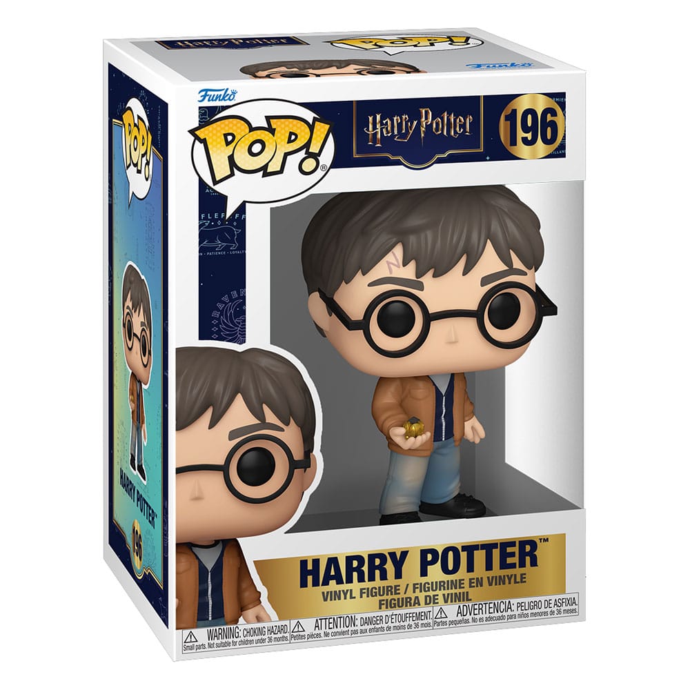 Harry Potter POP! Movies Figur Harry Potter med Återuppvakninsstenen 9 cm Funko