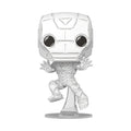 Marvel POP! Figur Sketched - Iron Man 9 cm Funko