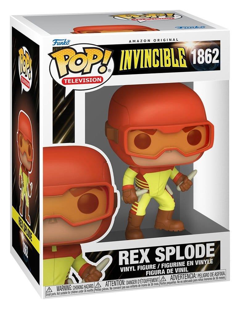 Invincible 2 POP! Figurer Rex Splode med Chase 9 cm Sortiment (6) Funko