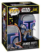 Star Wars: Mandalorian & Grogu POP! Figur Jango Fett (Retro) 9 cm