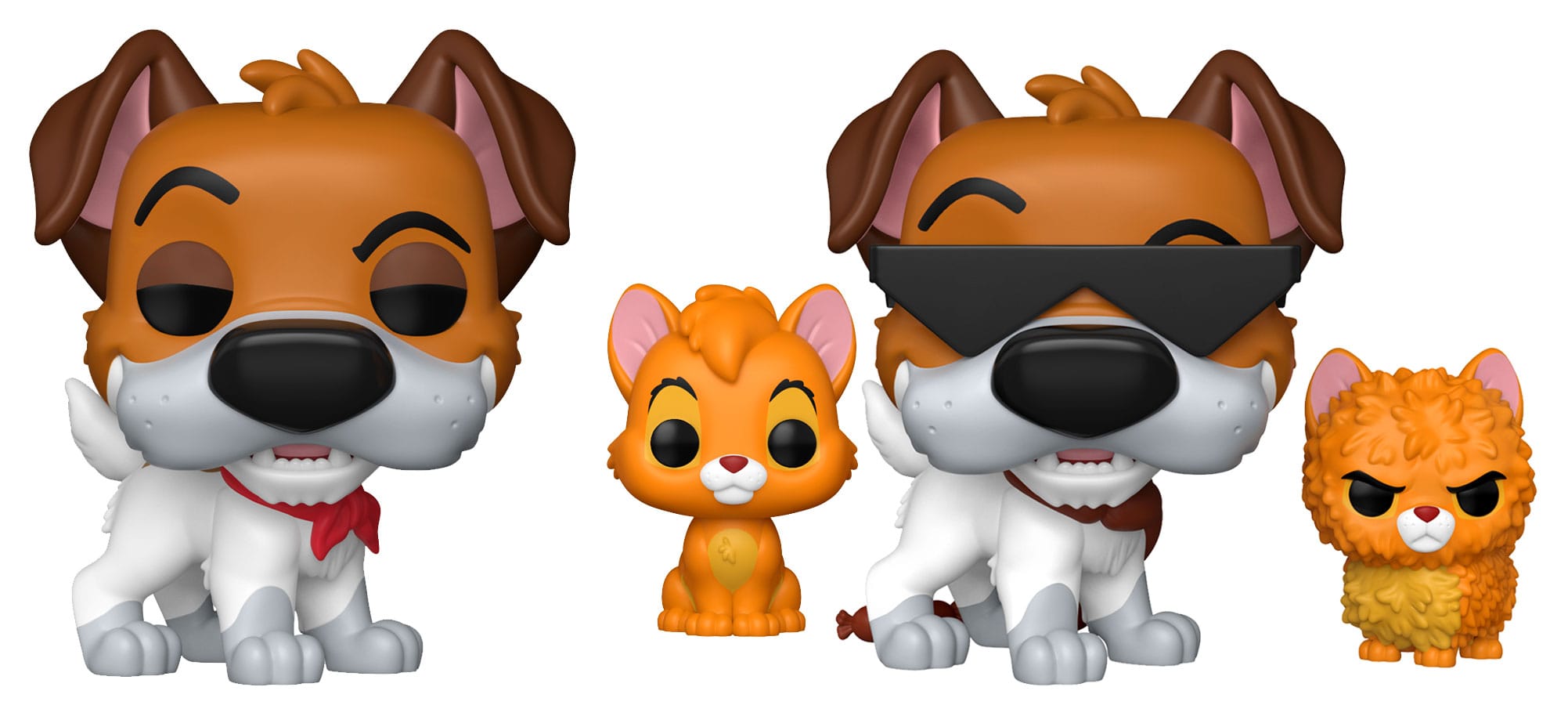 Oliver & Co. POP!&Buddy Movies Figures Dodger with Oliver with Chase 9cm Assortment (6)