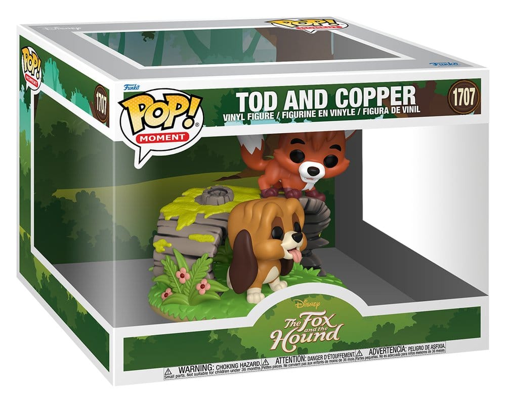 The Fox and the Hound POP Moments Figurer Tod & Copper 9 cm