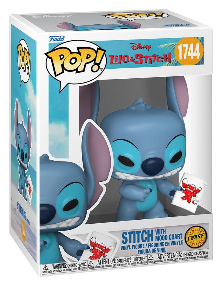 Lilo & Stitch POP! Figur Stitch med Humördiagram 9 cm