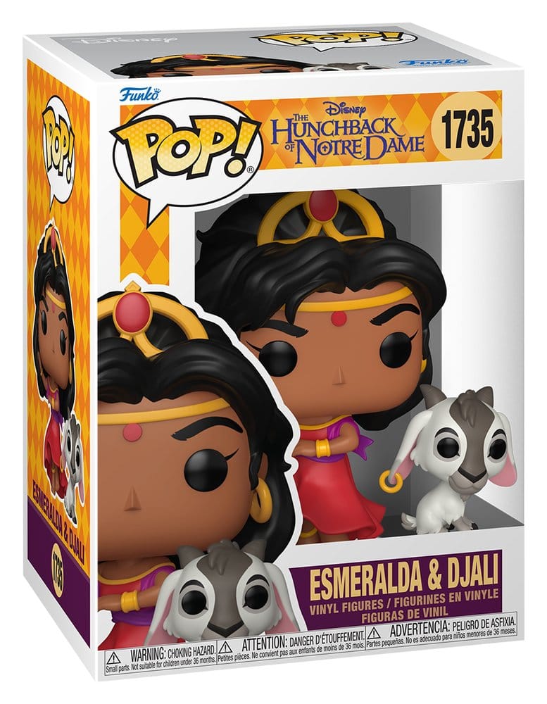 The Hunchback of Notre Dame POP! Figur Esmeralda & Djali 9 cm