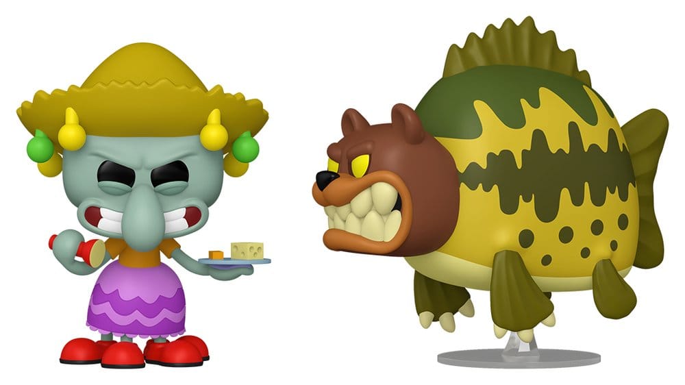 SpongeBob POP! Animation Figure Squidward & Sea Bear 9 cm