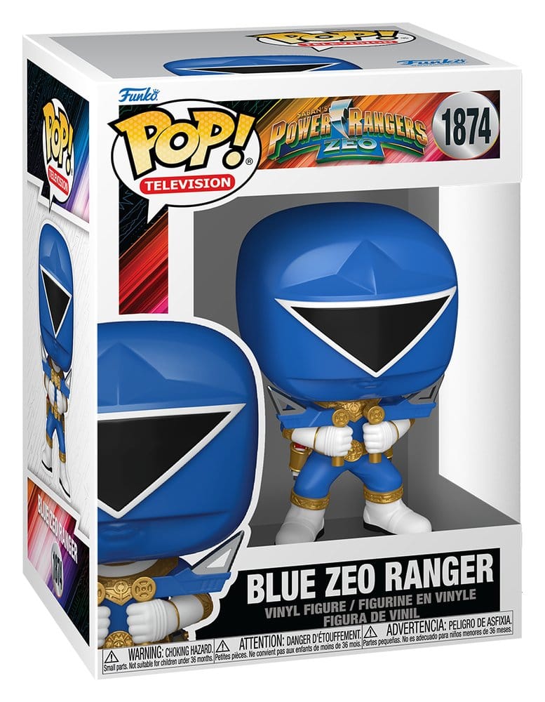 Power Rangers Zeo POP! Movies Figurer Zeo Ranger Blue 9 cm