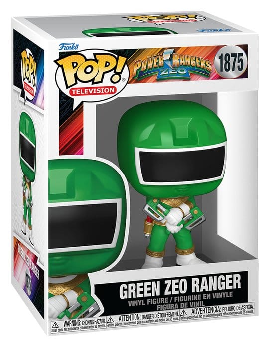 Power Rangers Zeo POP! Movies Figurer Zeo Ranger Green 9 cm